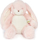 Bunnies by the bay nibble konijn - knuffeldier - geborduurde details - 30 cm - roze