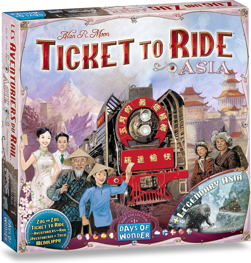 Chargez l'image dans la visionneuse de la galerie, Days of wonder ticket to ride azië bordspel
