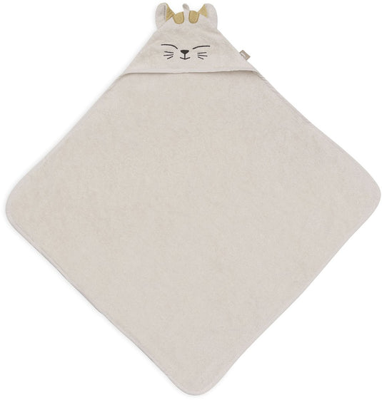 Jollein badcape baby - 100% badstof katoen - 75x75 cm - charlie
