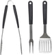 Char-griller bbq gereedschap set – 3-delig (tang, spatel en vork) – rvs barbecue tools – duurzaam en stevig