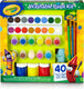 Crayola - hobbypakket - set wasbare verf - 40 stuks voor kinderen
