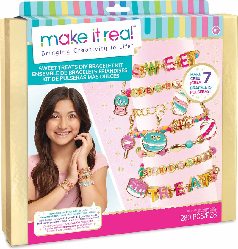 Afbeelding laden in galerijviewer, Make it real zoete verrassingen armbanden maken set
