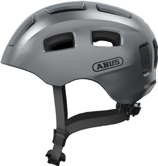 Abus helm youn-i 2.0 graphite silver m 52-57cm