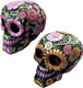 Puckator day of the dead daisy and flower skull decoratie figuur