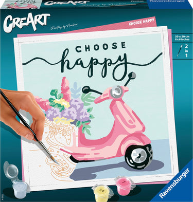 Ravensburger creart schilderen op nummer - choose happy