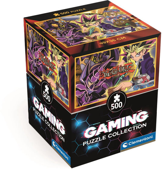 Clementoni - puzzel - 500 stukjes - yu-gi-oh - gaming collection - cube - puzzel voor kinderen en volwassenen
