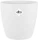 Elho brussels rond 16 - bloempot voor binnen - 100% gerecycled plastic - ø 16.0 x h 14.7 cm - wit