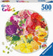Ravensburger round puzzle circle of colors fruits and vegetables - legpuzzel - 500 stukjes
