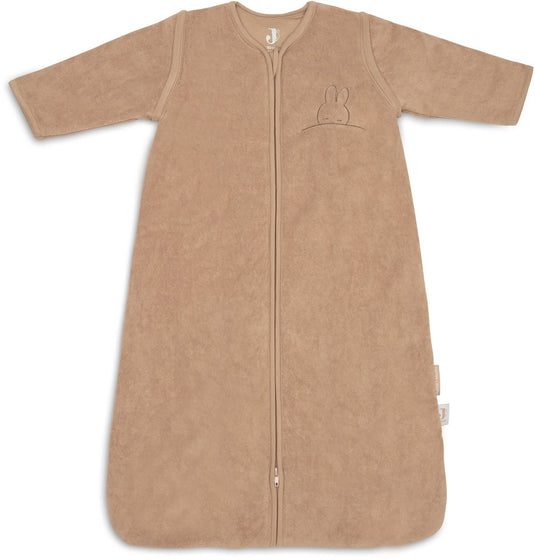Jollein baby slaapzak met afristbare mouw 90cm - sleepy miffy terry