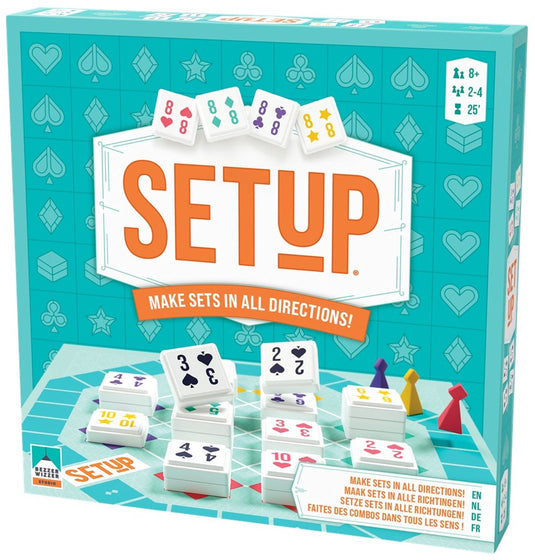 Asmodee setup - spannend strategisch bordspel vol bluf tactiek - gezelschapsspel voor 2-4 spelers - vanaf 8 jaar