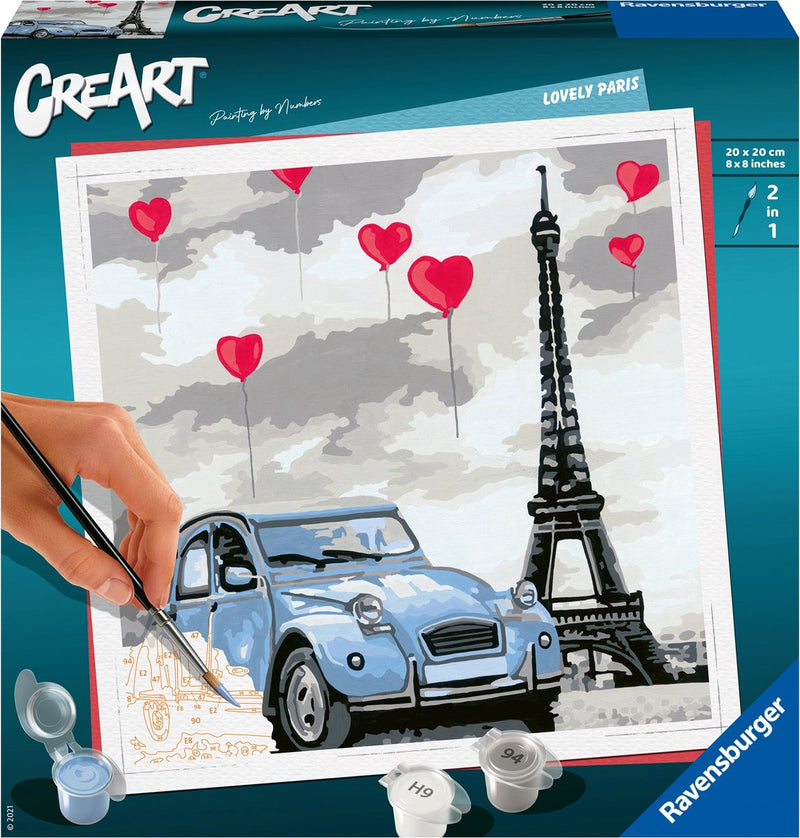 ギャラリービューアに画像をロードする, Ravensburger schilderen op nummer ravensburger creart schilderen op nummer - paris
