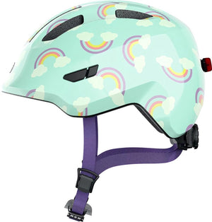 Abus Helm Smiley 3.0 LED blue rainbow S 45-50cm