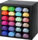 Faber-castell tekstmarkers - deskset 24 kleuren - 7 neon, 9 pastel en 8 metallic kleuren - fc-254602