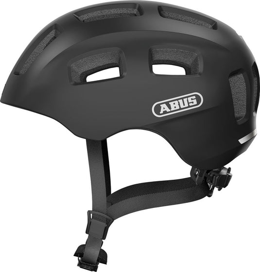 Abus fietshelm youn-i 2.0 velvet black m - 52-57 cm - zwart - geschikt voor gebruik op elektrische fietsen - stadsfietsen - 260 g