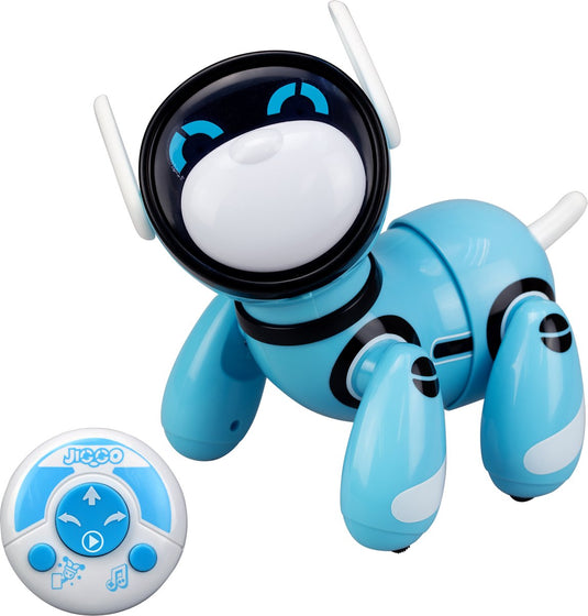 Silverlit jiggo interactieve dansende robothond met geluid, licht en afstandsbediening