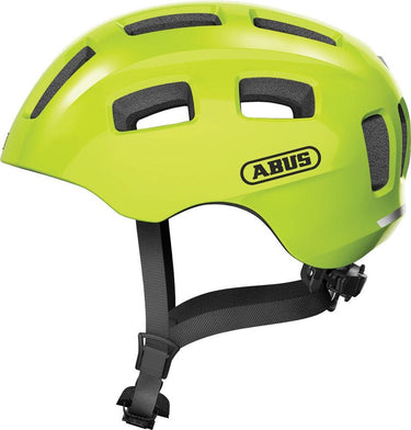 Abus fietshelm youn-i 2.0 signal yellow s - 48-54 cm - geel - geschikt voor gebruik op elektrische fietsen - stadsfietsen - 240 g