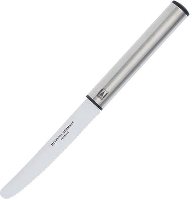 Westmark vesper- steakmes, gekartelde structuur, lengte: 23 cm, monopol-editie, roestvrij staal kunststof, profi, zilver, 16923360