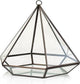 Ancient wisdom glazen terrarium - grote diamant