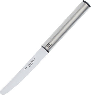 Westmark vesper- steakmes, gekartelde structuur, lengte: 23 cm, monopol-editie, roestvrij staal kunststof, profi, zilver, 16923360