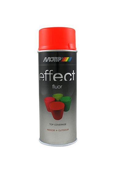 Motip 1032386 - 302301 deco effect fluorescent red orange 400 ml | 1 stuks