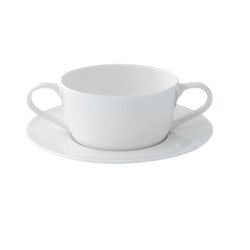 Fijn servies porselein 17 cm crèmekleurig 24 stuks