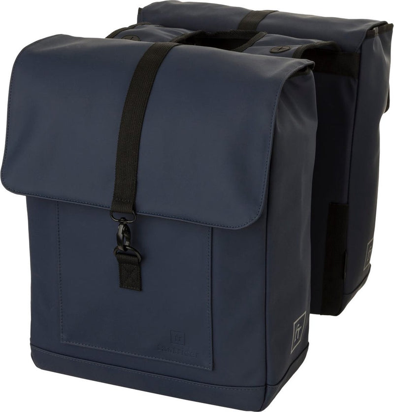 Afbeelding laden in galerijviewer, Fastrider jaxx ii dubbele fietstas – mik-compatibel – 28l – waterafstotend – incl. laptopvak – navy
