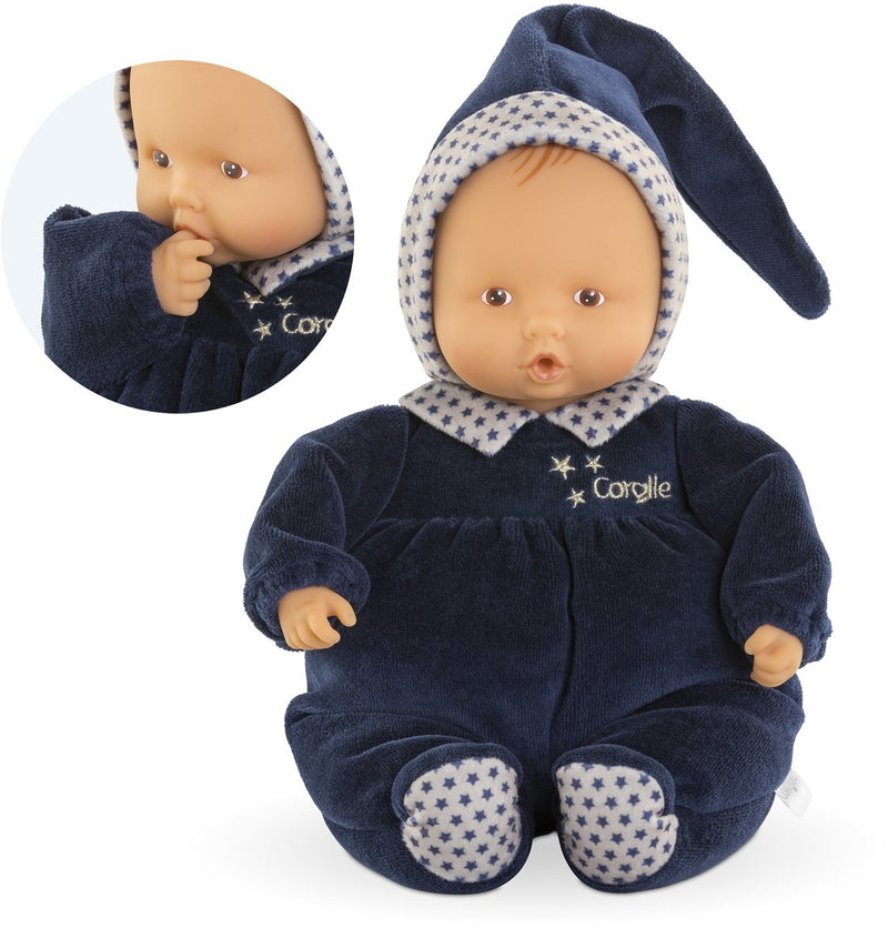 Chargez l'image dans la visionneuse de la galerie, Corolle mon doudou babipouce blue starry dreams babypop, 28cm
