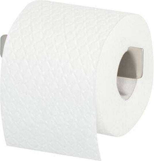 Tiger colar - wc rolhouder zonder klep - zonder te boren - toiletrolhouder zelfklevend - rvs geborsteld