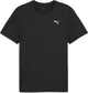 Puma m tad essentials solid cat tee (lc small cat) heren sportshirt - black