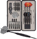 Abbey darts dart set - steel tip soft tip - zwart - 25