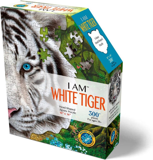 Madd capp puzzel i am white tiger 300 stukjes