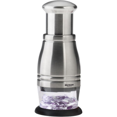 Westmark uienhakker 1000 - rvs - 22x9,4x9,4cm - zilver