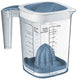 Rotho loft multipurpose maatbeker - 1.5 liter - met spatbescherming - horizon blauw
