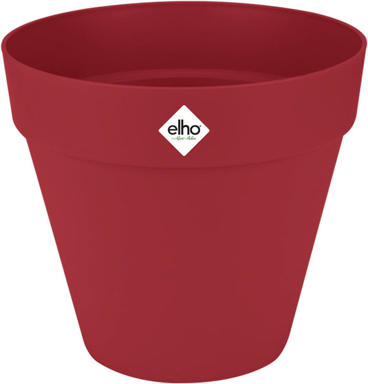 Elho loft urban rond 40 - bloempot voor buiten - ø 38.5 x h 35.3 cm - theater rood