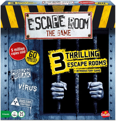 Goliath escape room spel - 3 spannende avonturen voor thuis (engelstalig).