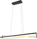Trio hanglamp edge - mat zwart - incl. 1x smd led, 35w â· 1x 4100lm, 2300+3000+4000k
