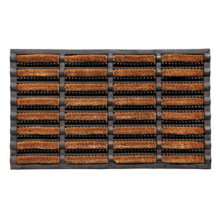 Afbeelding laden in galerijviewer, Deurmat mudbuster 40x60 cm rubber met kokos
