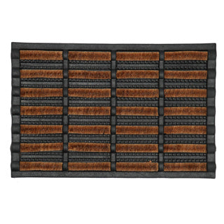 Load image into Gallery viewer, Deurmat mudbuster 40x60 cm rubber met kokos
