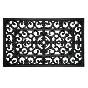 Hamat deurmat antiek french lilly 45x75 cm rubber | 2 stuks