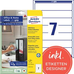 Avery rugetiketten l4760rev-10 38 x 192