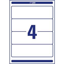 Rugetiketten avery l4761-10 61 x 192