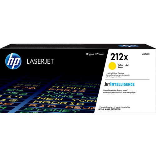 Tonercartridge hp 212x geel