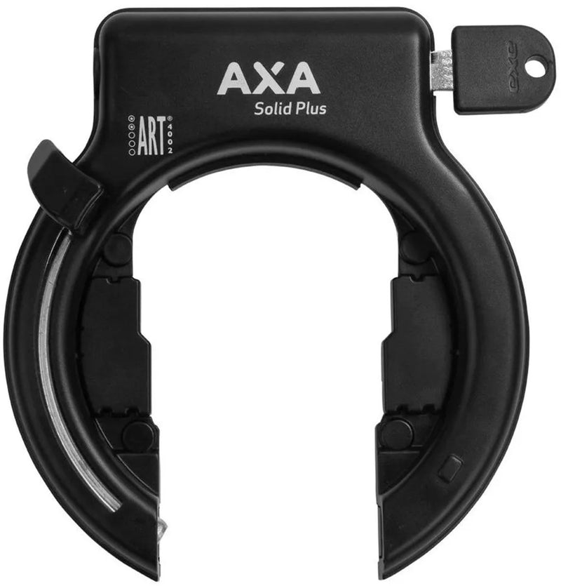 Afbeelding laden in galerijviewer, AXA Solid Plus zwart ART2 ringslot - 150mm - fiets
