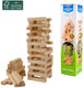Outdoor play stapeltoren houten spel met draagtas fsc gecertificeerd.