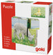 Goki houten blokpuzzel boerderij