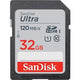 Sandisk ultra sdhc uhs-i-kaart 32 gb geheugenkaart (zwart, uhs-i, class 10)