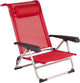 Bo-camp - strandstoel - saint-tropez - rood