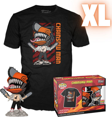 Funko pop! tee box chainsaw man - chainsaw man exclusive - xl