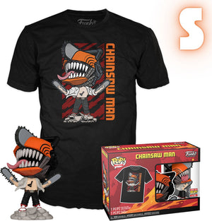 Funko pop! tee: chainsaw man - chainsaw man leaping - s - confidential