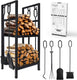Adler - houtopslag - 2 niveaus - stalen constructie - incl. gereedschap